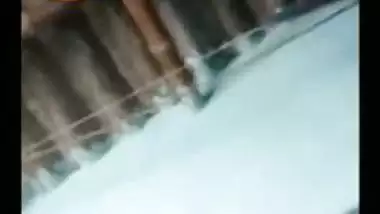 Village lady exposing nipple