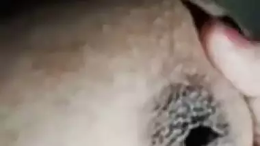 Dark nipples bhabhi nude private cam show at night