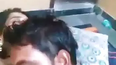 Village couple romantic foreplay