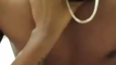 Newly married wife boob sucking by horny husband