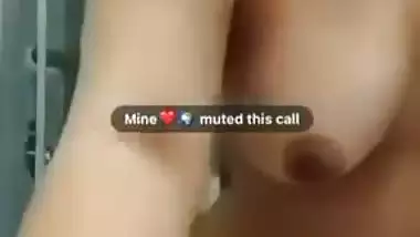 Nude WhatsApp video call of chubby desi girlfriend