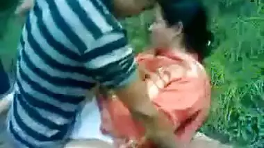 Brother wife fucked in open field